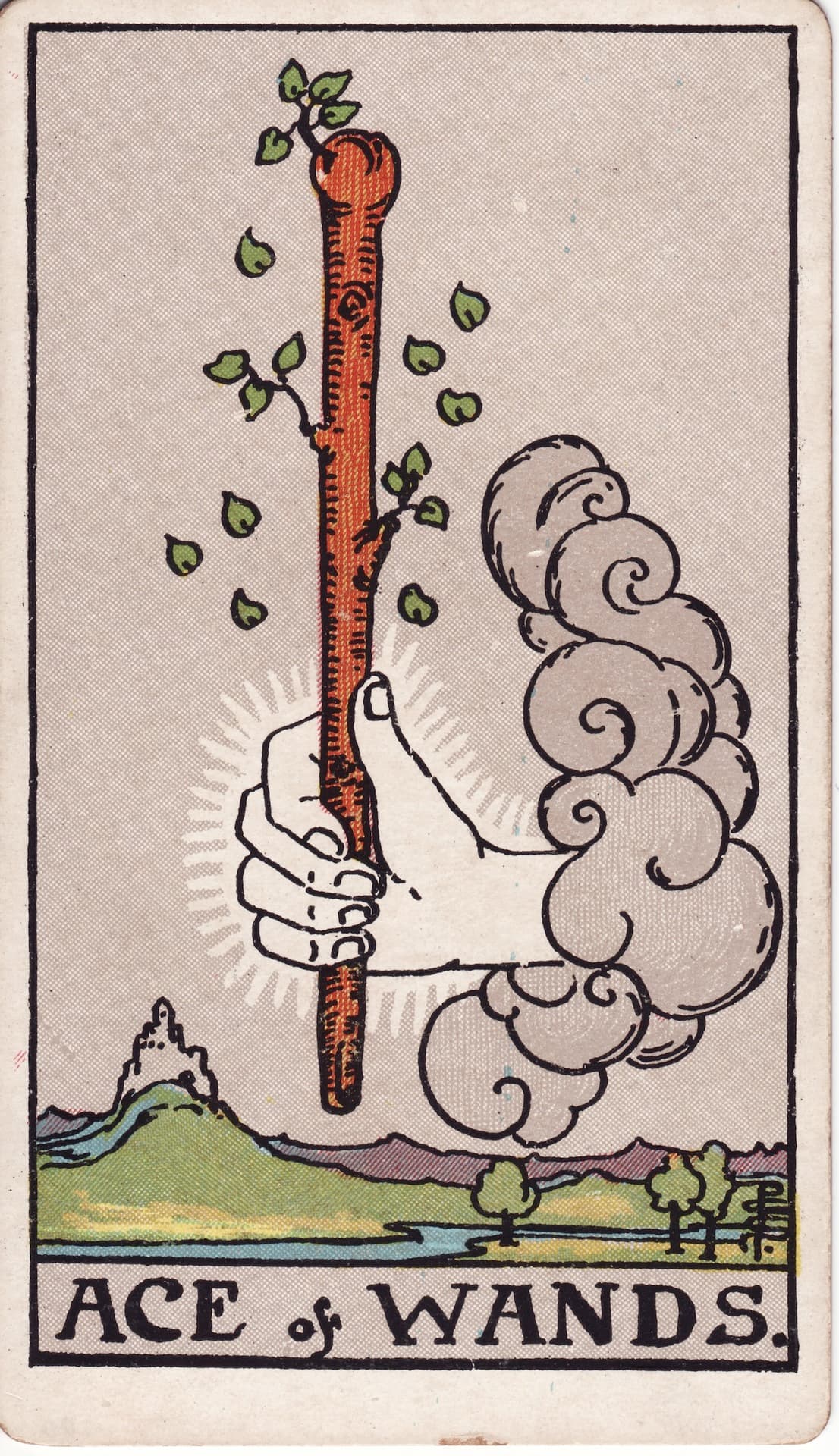 완드 에이스(Ace of Wands) 타로카드