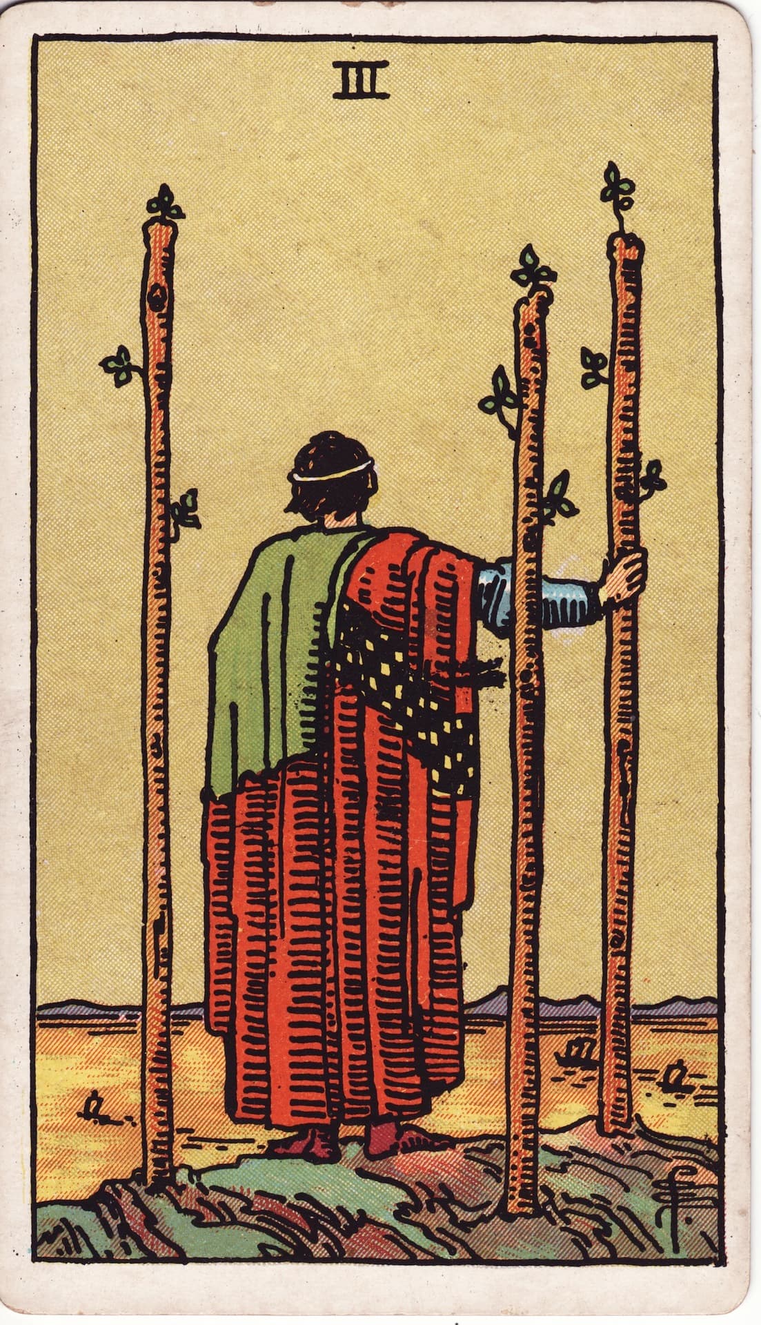 완드 3(Three of Wands) 타로카드
