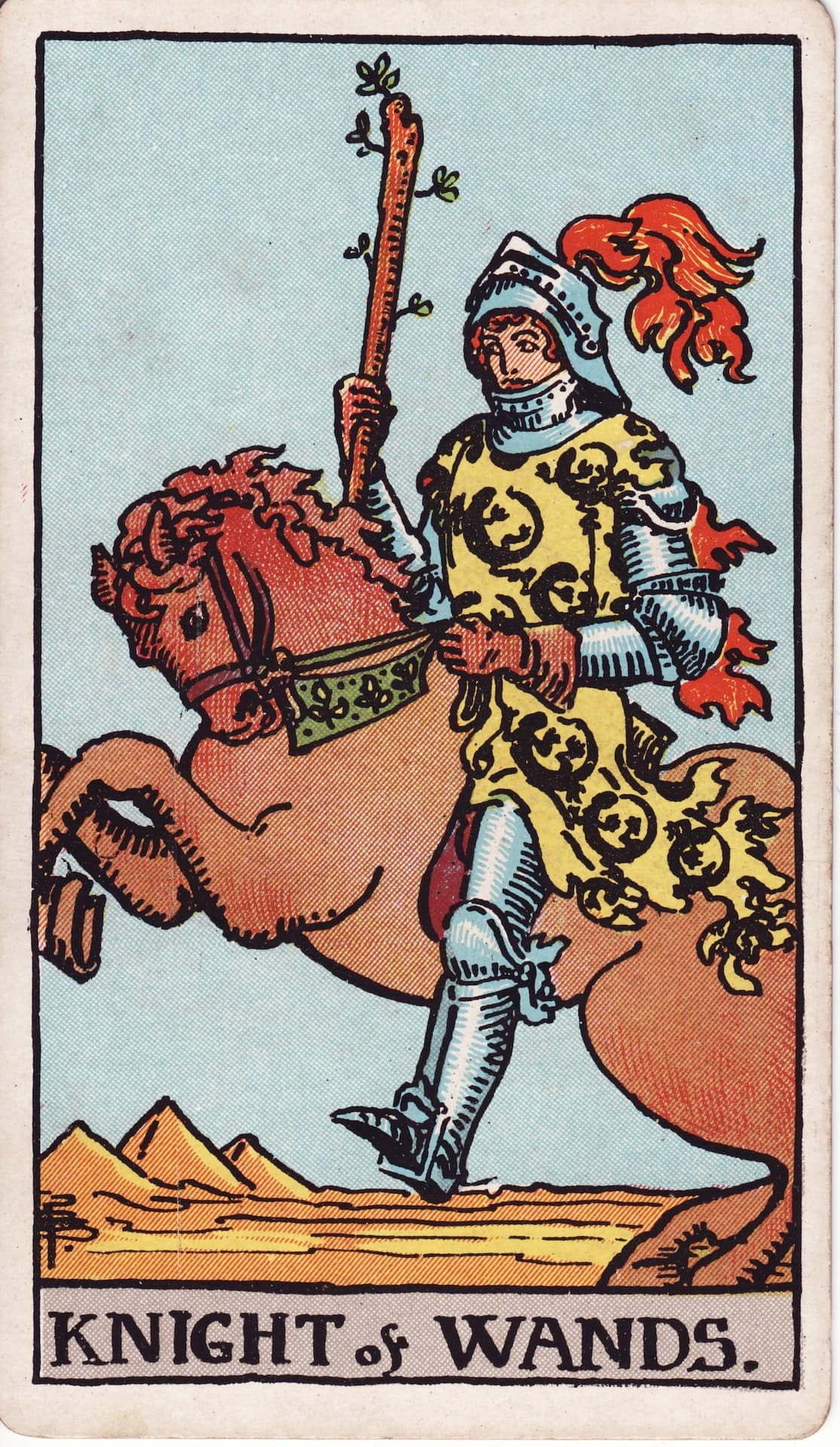 완드 나이트(Knight of Wands) 타로카드