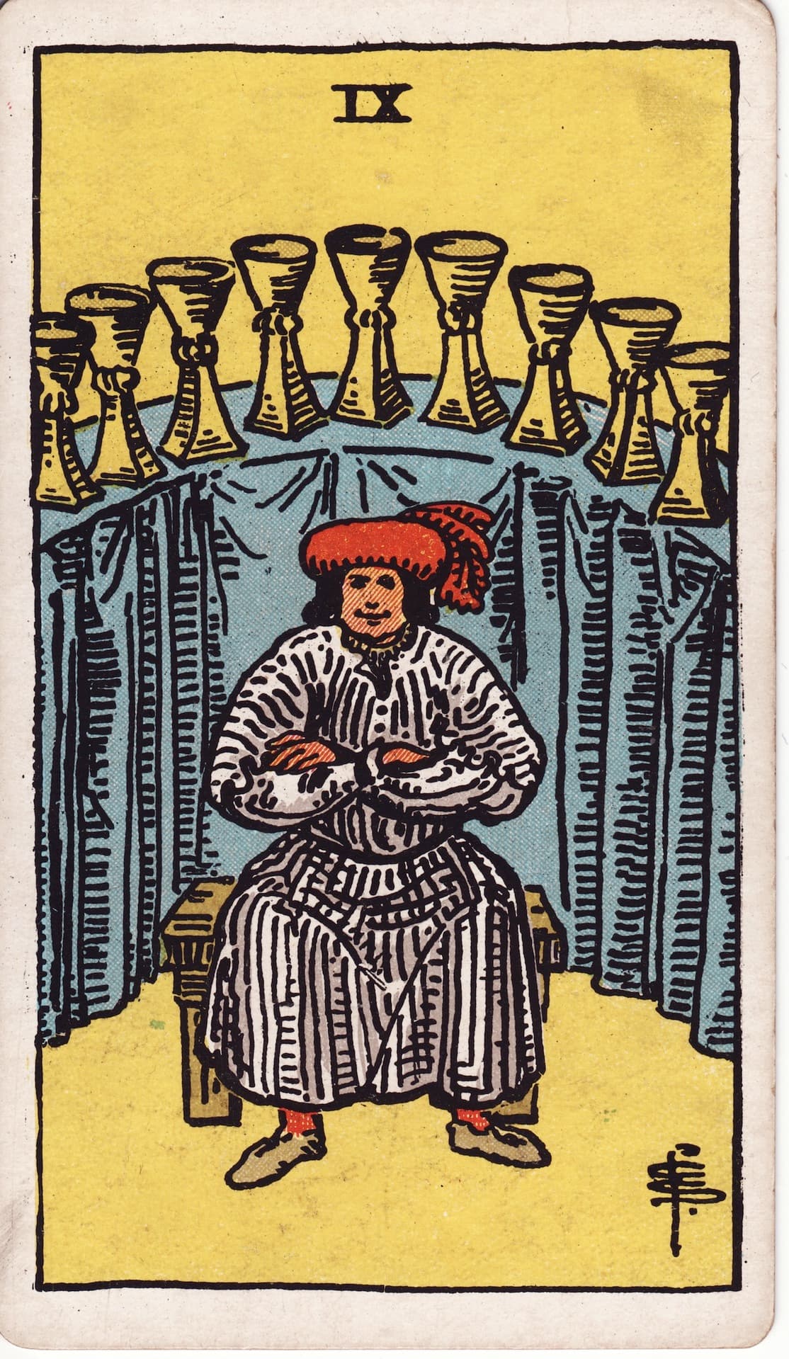 컵 9(Nine of Cups) 타로카드