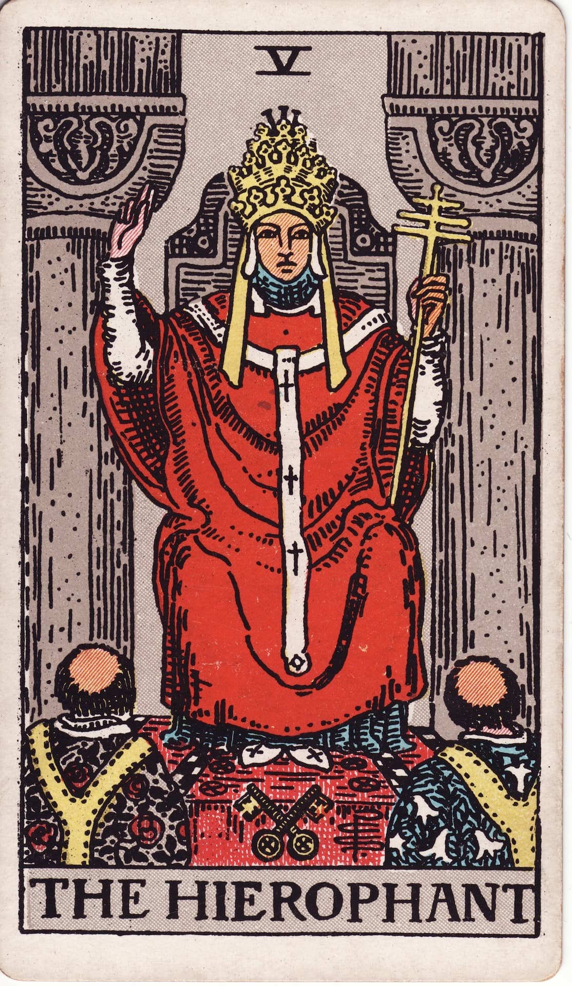 교황(The Hierophant) 타로카드