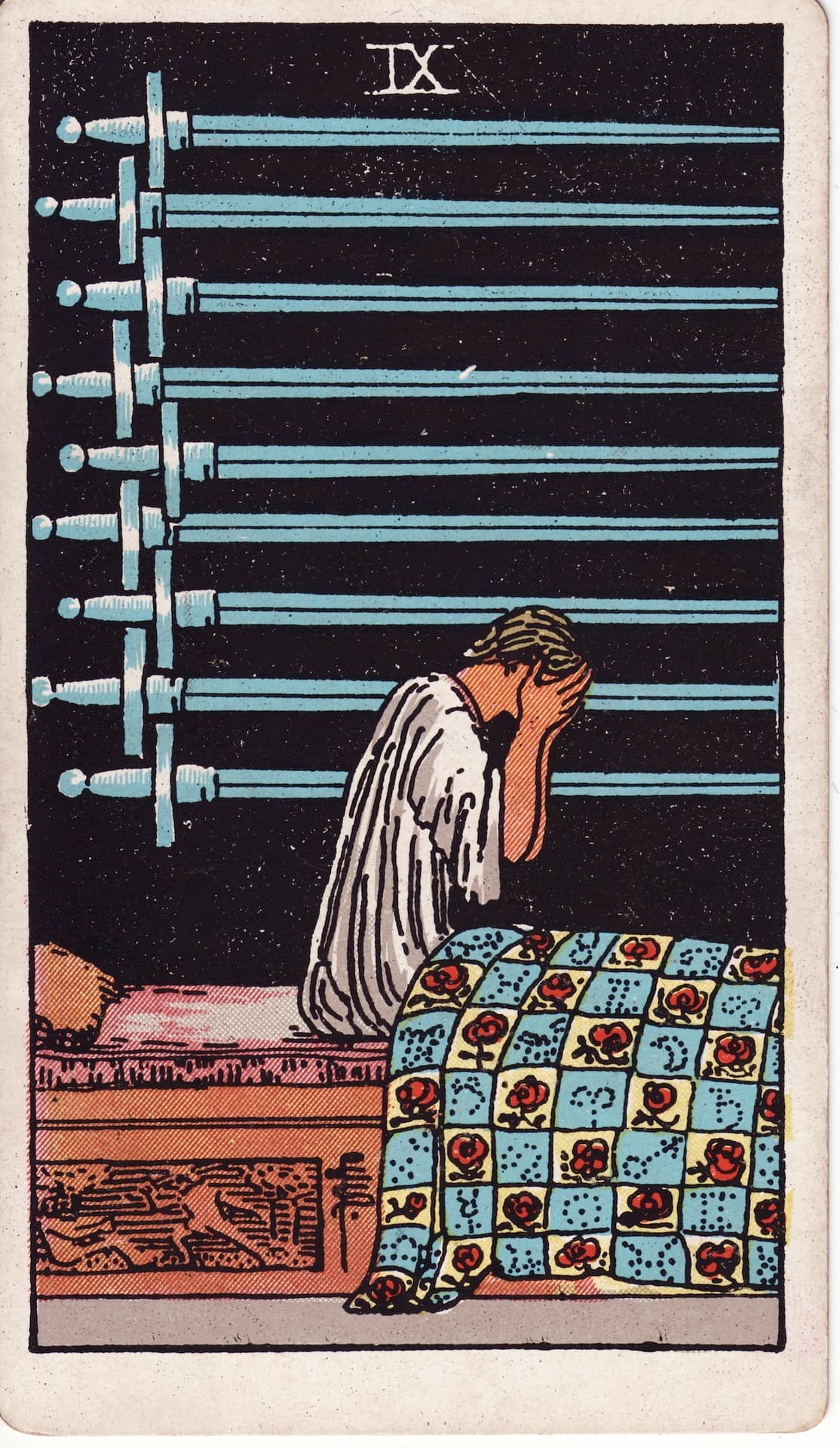 소드 9(Nine of Swords) 타로카드